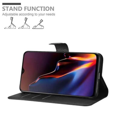 OnePlus 6T Plånboksfodral Skal (Svart)