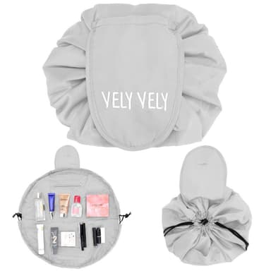Kosmetikväska Sminkväska Toalettväska Make Up (grå)
