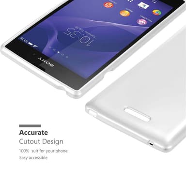 Skal Sony Xperia T3 Fodral Case (Silver)