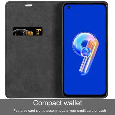 Asus ZenFone 9 Skal Fodral Case (Svart)