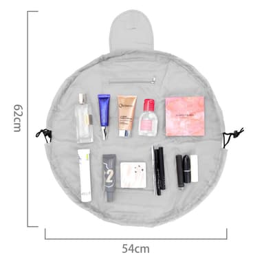 Kosmetikväska Sminkväska Toalettväska Make Up (grå)