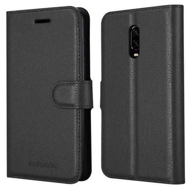 OnePlus 6T Plånboksfodral Skal (Svart)