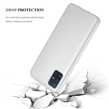 Skal Samsung Galaxy A71 4G Fodral Case (Silver)