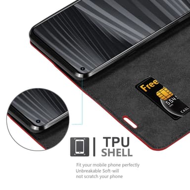 Realme GT 2 / GT Neo 2 Skal Fodral Case (Röd)