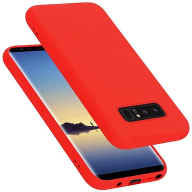 Samsung Galaxy NOTE 8 Skal Fodral Case (Röd)
