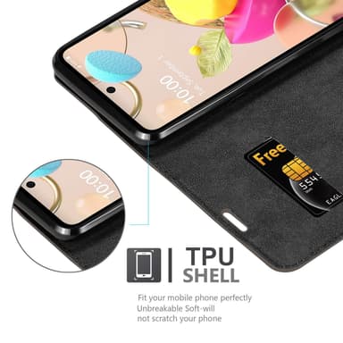 LG K42 Skal Fodral Case (Brun)