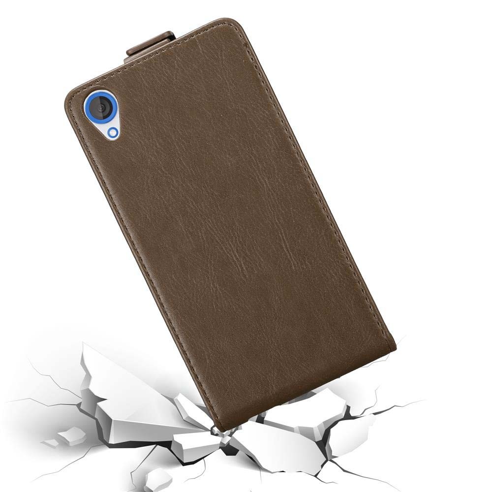 HTC Desire 820 Flipfodral Skal (Brun)