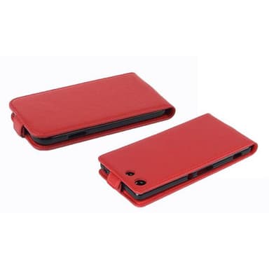 Sony Xperia M5 Flipfodral Skal (Röd)