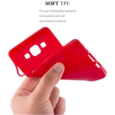 Samsung Galaxy A5 2015 Skal Fodral Case (Röd)