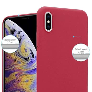 iPhone XS MAX Skal Fodral Case (Röd)