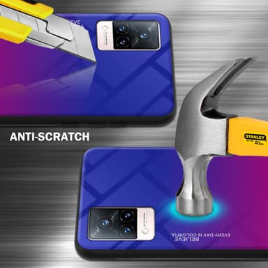 Vivo V21 4G / 5G Skal Fodral Case (Svart)