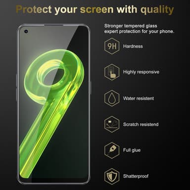 Realme 9 4G / 9 PRO+ Skyddsglas Skyddsfilm Skärmskydd