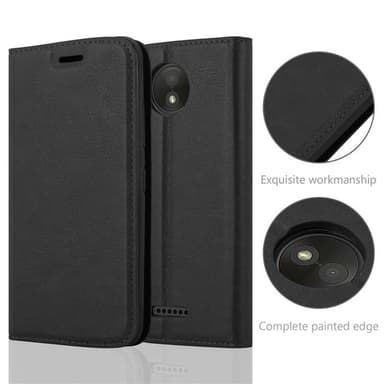 Motorola MOTO C PLUS Skal Fodral Case (Svart)