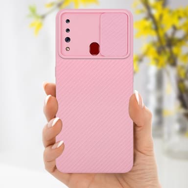 Skal Samsung Galaxy A20s Fodral Case (Rosa)