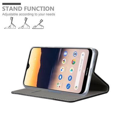 Nokia 2.3 Plånboksfodral Skal (Grå)