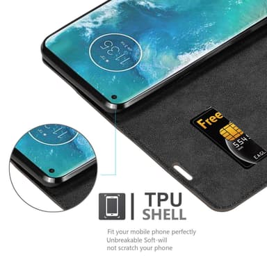 Motorola EDGE+ Skal Fodral Case (Brun)
