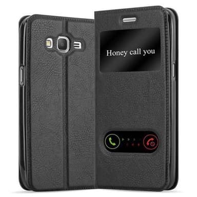 Samsung Galaxy GRAND PRIME Plånboksfodral Skal (Svart)