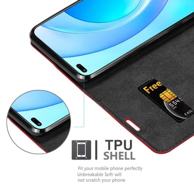 Honor 50 LITE Skal Fodral Case (Röd)