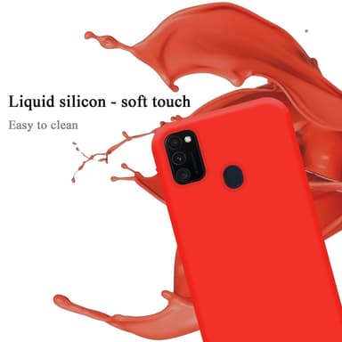 Samsung Galaxy M21 / M30s Skal Fodral Case (Röd)