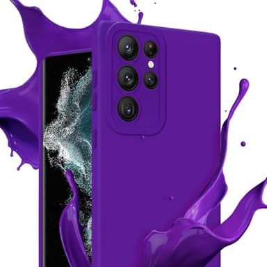 Samsung Galaxy S22 ULTRA Skal Fodral Case (Lila)