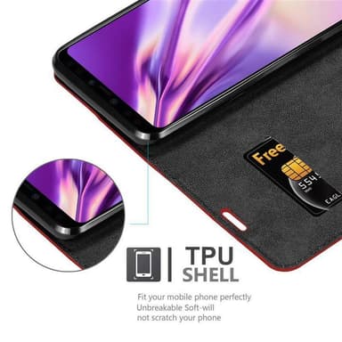 Google PIXEL 4 XL Skal Fodral Case (Röd)