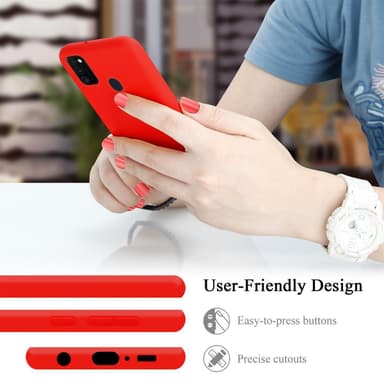 Samsung Galaxy M21 / M30s Skal Fodral Case (Röd)