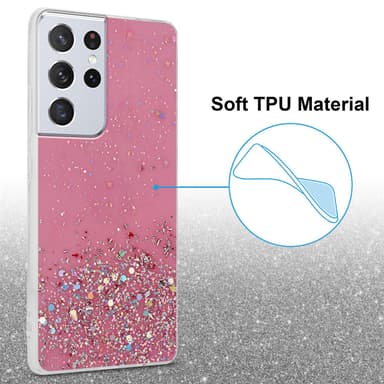 Samsung Galaxy S21 ULTRA Skal Fodral Case (Rose)
