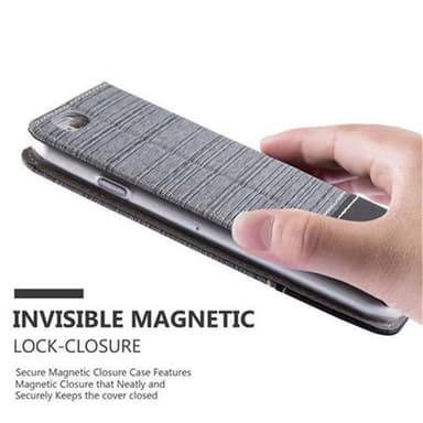 iPhone 6 PLUS / 6S PLUS Plånboksfodral Skal (Grå)