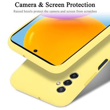 Samsung Galaxy M52 5G Skal Fodral Case (Gul)