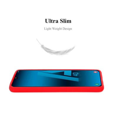 Skal Samsung Galaxy A40 Fodral Case (Röd)
