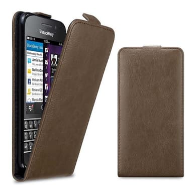 Blackberry Q10 Flipfodral Skal (Brun)