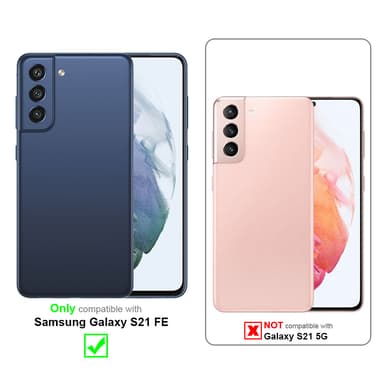 Samsung Galaxy S21 FE Plånboksfodral Skal (Grön)