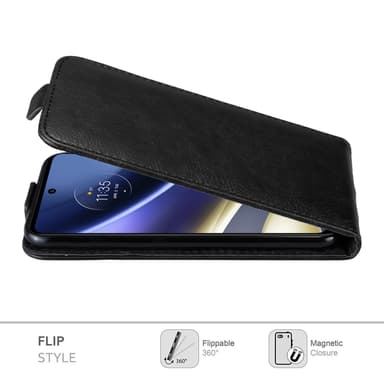 Motorola MOTO G51 5G Flipfodral Skal (Svart)