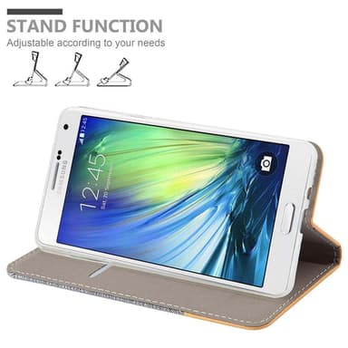 Samsung Galaxy A7 2015 Plånboksfodral Skal (Grå)
