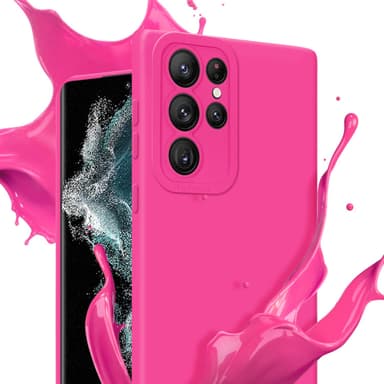 Samsung Galaxy S22 ULTRA Skal Fodral Case (Rosa)