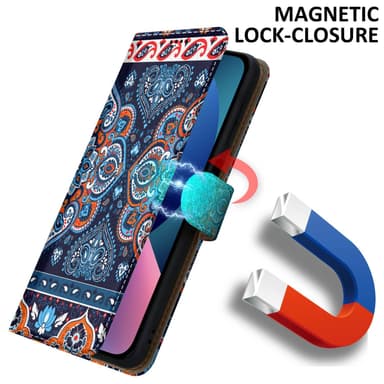 iPhone 14 Plånboksfodral Skal (Blå)
