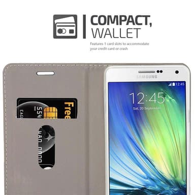 Samsung Galaxy A7 2015 Plånboksfodral Skal (Grå)