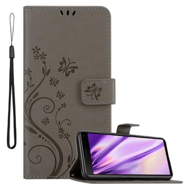 Sony Xperia 8 Plånboksfodral Skal (Grå)