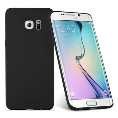 Skal Samsung Galaxy S6 EDGE Fodral Case (Svart)