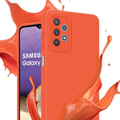 Samsung Galaxy A32 5G Skal Fodral Case (Orange)