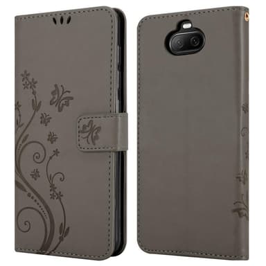 Sony Xperia 8 Plånboksfodral Skal (Grå)