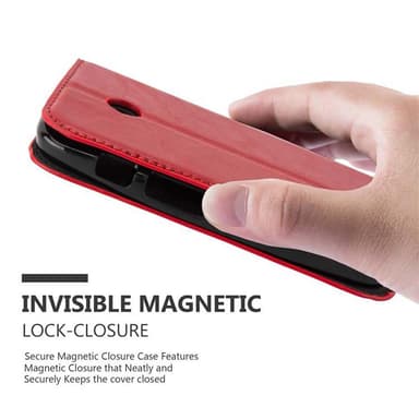 Motorola MOTO E1 Skal Fodral Case (Röd)