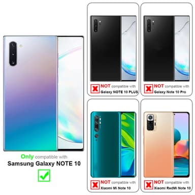 Skal Samsung Galaxy NOTE 10 Fodral Case (Röd)