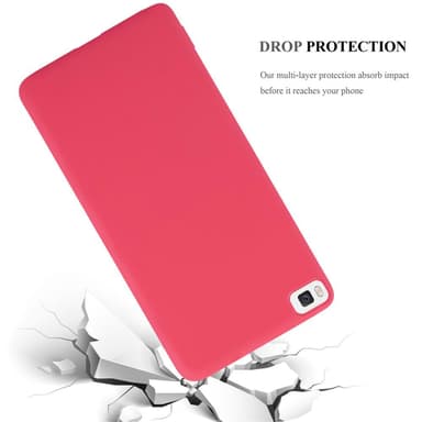 Skal Huawei P8 Fodral Case (Röd)