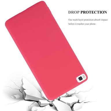 Skal Huawei P8 Fodral Case (Röd)