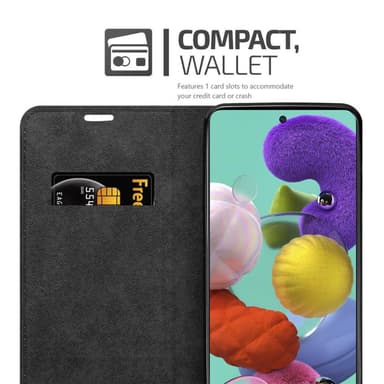 Samsung Galaxy A51 5G Skal Fodral Case (Röd)