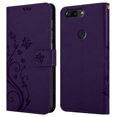 OnePlus 5T Plånboksfodral Skal (Lila)