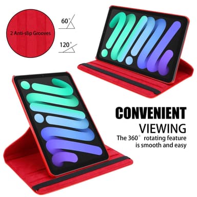 Skal iPad MINI 6 (8.3 tum) Fodral Case (Röd)