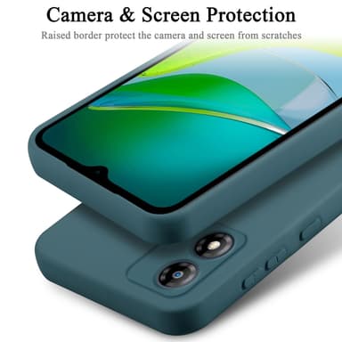Motorola Moto E13 Skal Fodral Case (Grön)