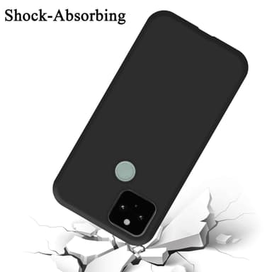Google PIXEL 5 Skal Fodral Case (Svart)